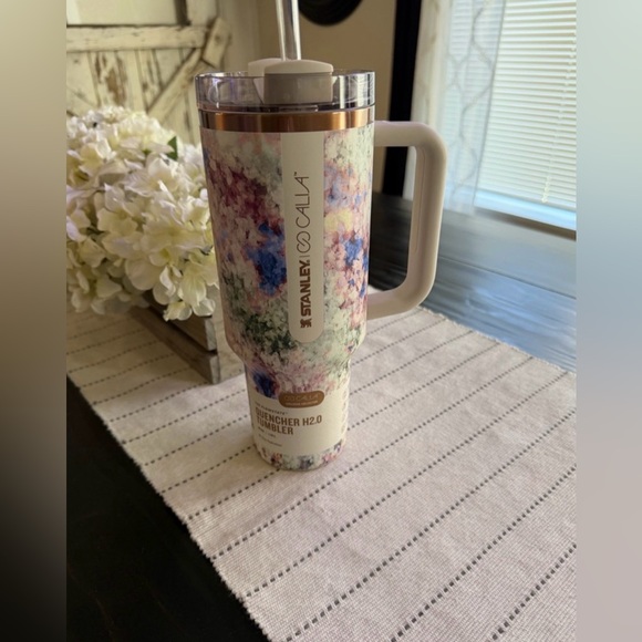 Stanley Other - Stanley Calia Tumbler with Multicolor Floral Pattern - 40 oz Limited Edition NWT